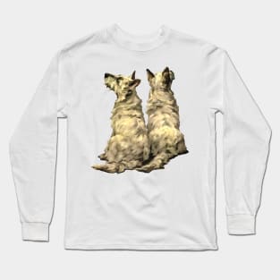 West Highland White Terrier two puppies WESTIE Long Sleeve T-Shirt